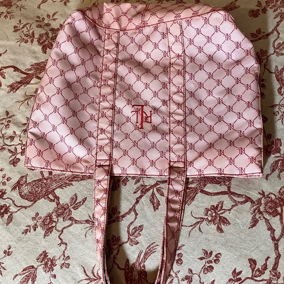 Lauren Ralph Lauren pink wet bag with embroidered red logo green label NWOT - Picture 8 of 8